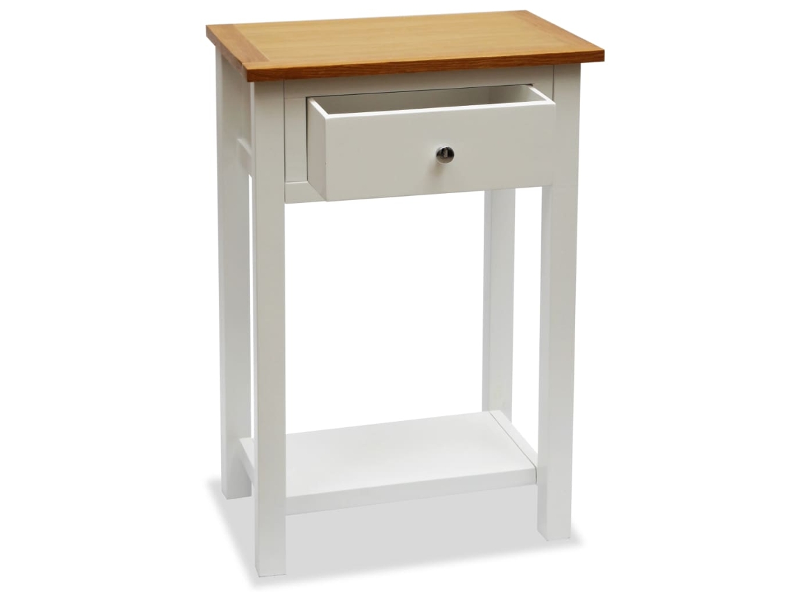 Maison Exclusive - Mesa De Apoio 50x32x75 Cm Madeira De Carvalho Maciça