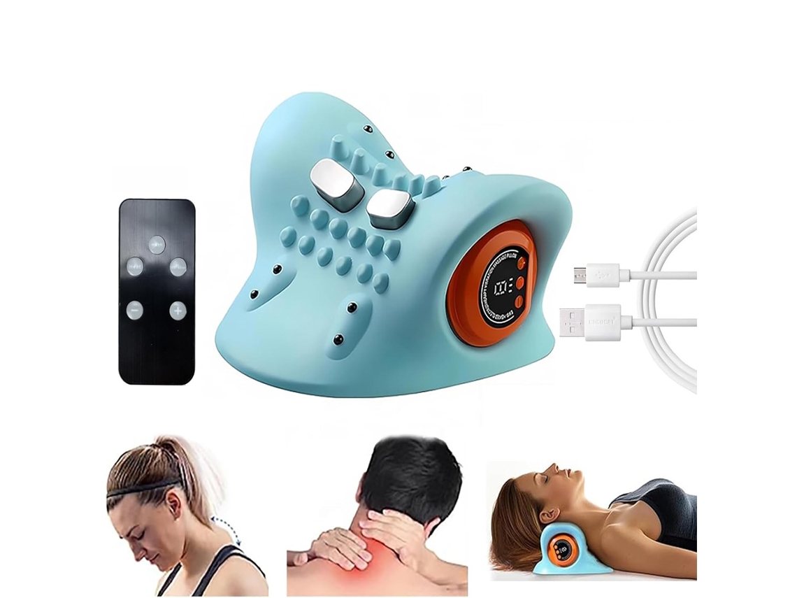 Massagem Terapêutica No Pescoço, Elétrica 4d Com Calor Aquaforge
