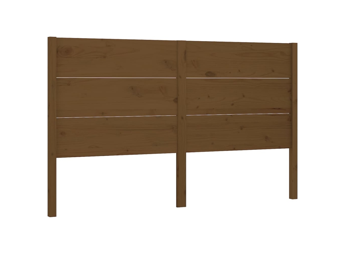 Headboard, Headboards Vidaxl Marrom Madeira De Pinho (126 X 100 Cm)