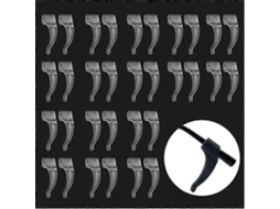 10 Pares de Travas Ouvido Antiderrapantes Silicone para Acessórios Óculos GOKOCO