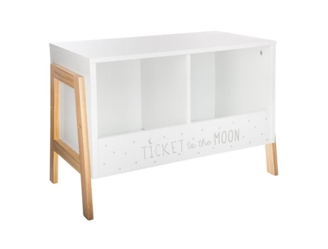 Arrecadação 2 Cacifos Ticket To The Moon Branco Outros Branco DECORATIE