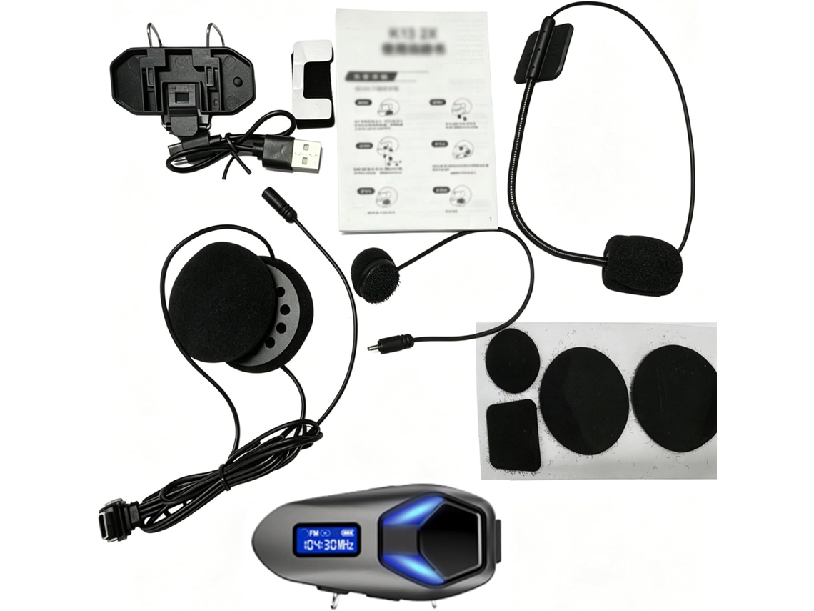 Tangxi Système D' Robuste Para Casque Sans Fil Com Lumières Led Personnalisables Para Motards