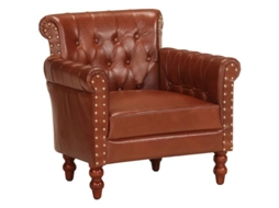 Armchair, Armchairs Vidaxl Marrom Couro