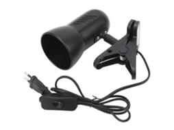 2026 lâmpada de Trabalho Led com Pinça, Cabeça Giratória 360°, Suporta Lâmpada E27, Luz de Leitura Clip On, Plug And Play
