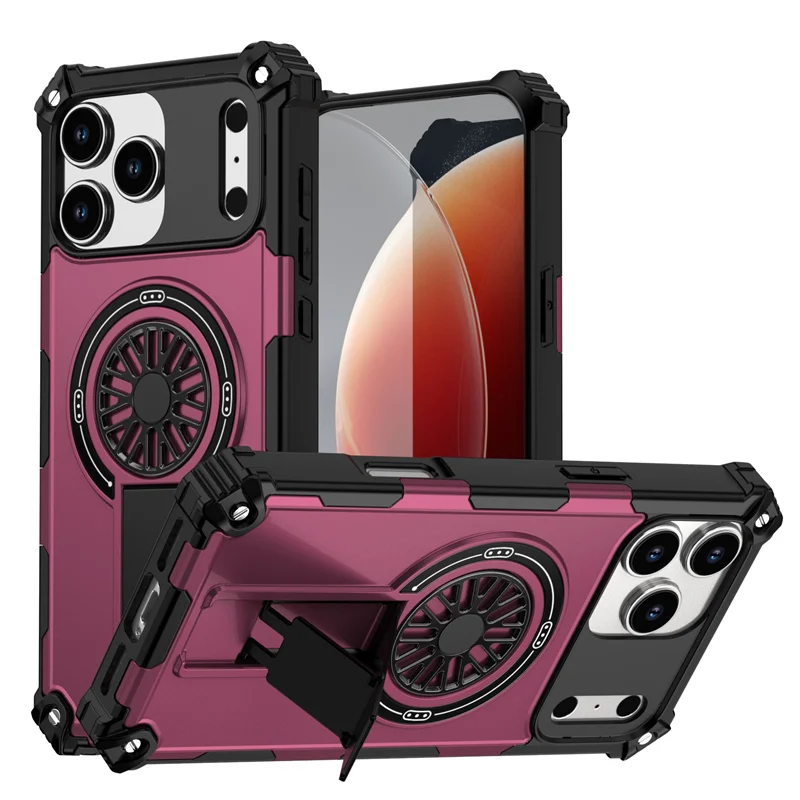 (roxo, Iphone 14) Capa Protetora Reforçada E Espessa, Compatível Com Carregamento Sem Fio Magnético E Resistente A Quedas.