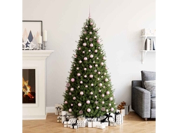 Vidaxl 111 Pcs Conjunto De Enfeites De Natal Poliestireno Rosa