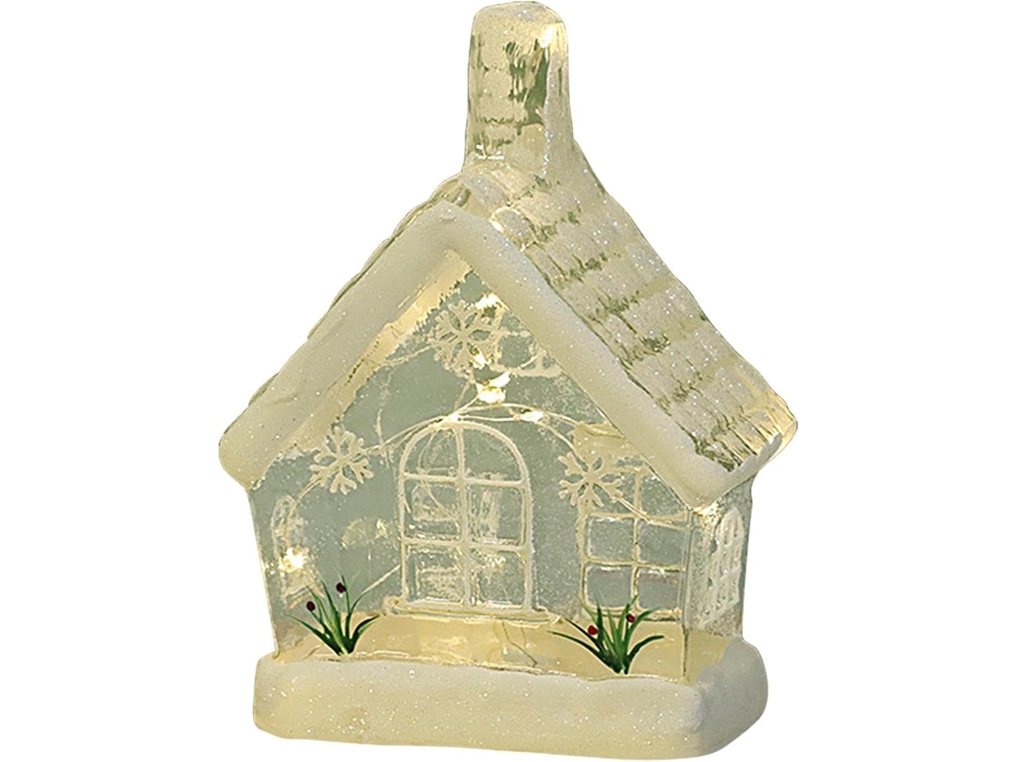Casas De Natal Em Miniatura, Casa Iluminada | Iluminada