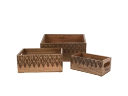 Cajas Madera Mango 302823 Cm Lote 3 IPAE-PROGARDEN
