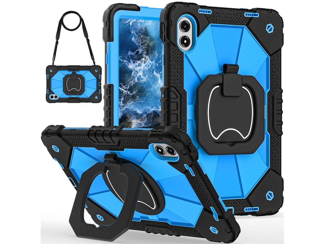 Capa Para Xiaomi Pad Se 8.7 Polegadas (2024), Proteção Completa, Alça De Ombro Inclusa. Azul. Czhhmart