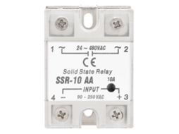 Módulo De Relé De Estado Sólido Ssr Ca-ca Entrada 90-250v Ca Saída 24-480v Ca 10a