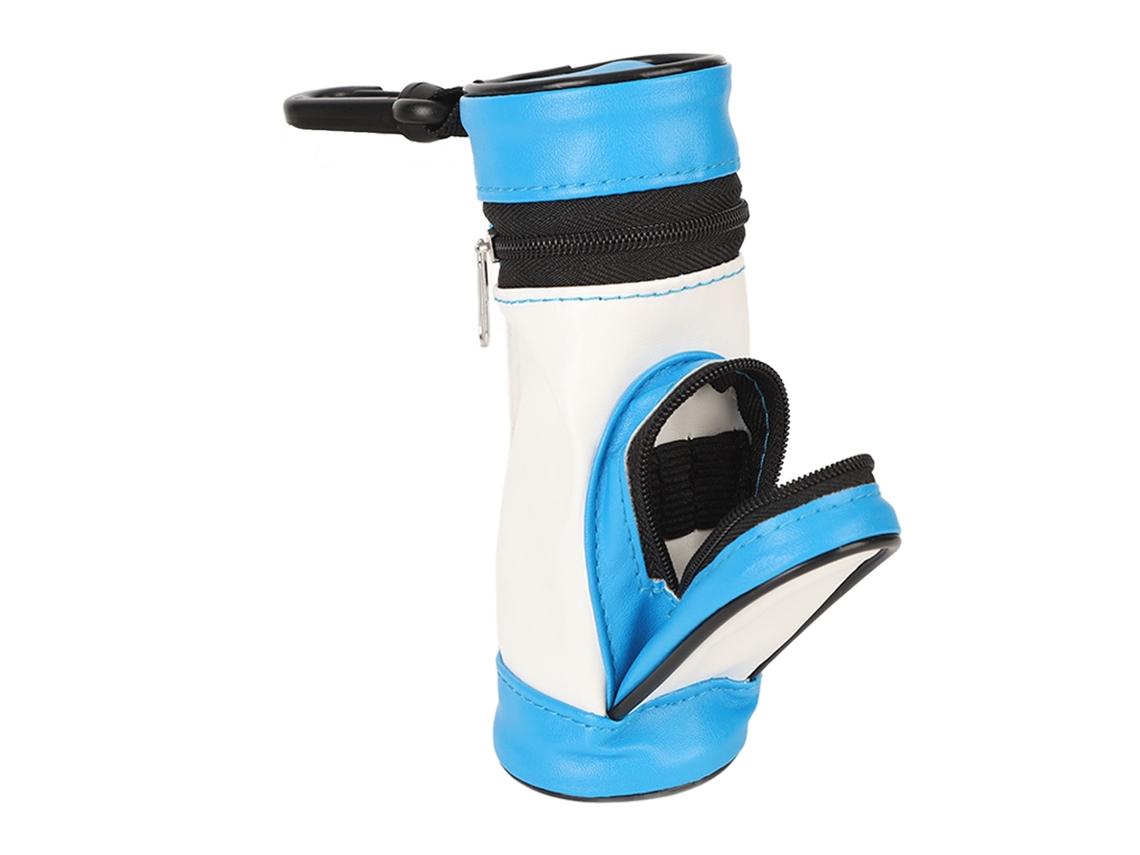 Vlrla-bolsa Portátil De Couro Pu Para Bolas De Golfe Com Grande Capacidade, Bolsinho Pequeno Para Acessórios De Golfe