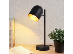 Candeeiro De Mesa Retro Vintage Lâmpada De Cabeceira Industrial Sala Estar Candeeiro De Mesa Preto Ouro Metal E14 Sem Lâmpada Nettlife
