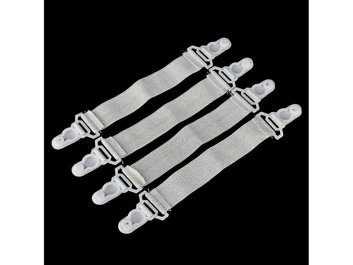 Lurelia Correias Para Lençol 4 Peças Elástico Colcha Colchão Cobertor Nylon Plástico
