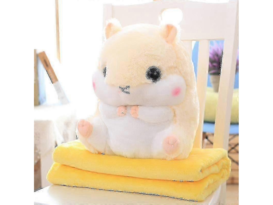 Pelúcia De Hamster Com Manta, Fofa E Macia