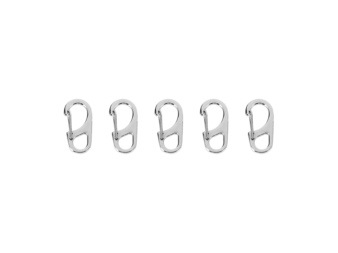 5 Porta chaves de Metal com Clips Business