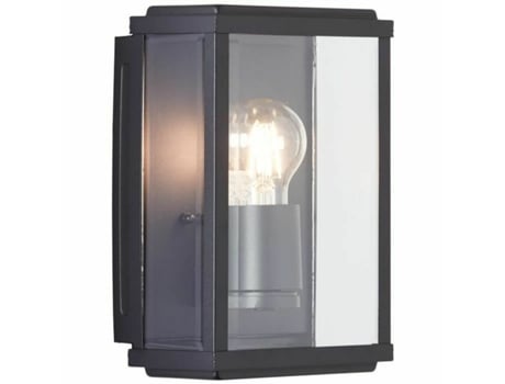 Luz de Parede BRILLIANT Gaia (Lâmpada de Halogéneo - Preto - 60 W)