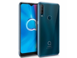 Lurelia Proteção Para Alcatel 1s 2020 / 3l 2020 (4g), Capa Silicone Tpu Com Vidro Temperado De Ecrã