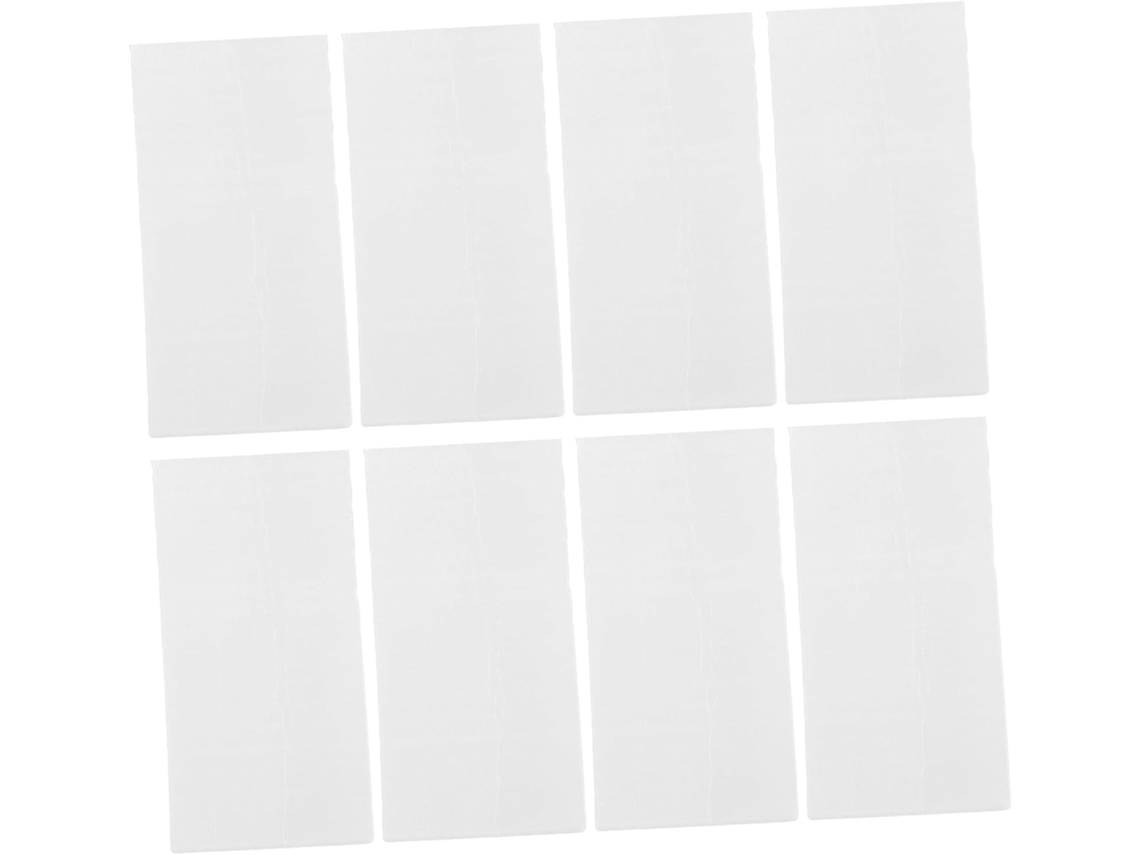 Pacote com 100 unidades de capas de espuma branca para mudanças, proteção versátil contra impactos leves e embalagem de objetos.