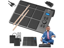 Bateria eletrônica portátil Ed9 alimentada por bateria V Tone
