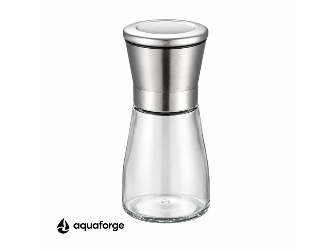 Moinho Manual De Pimenta E Sal Aquaforge Com Moagem Ajustável E 0,18 L Para Pimenta E Sal