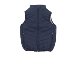 Colete elétrico aquecido USB, 9 zonas, 3 níveis de temperatura, esportivo, AO Air Livre Winter, tamanho G (52,5-60 kg), azul