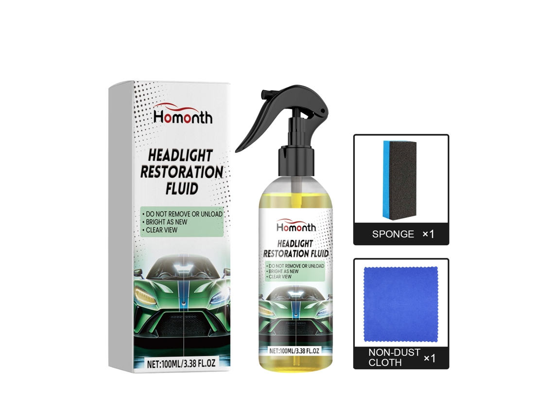 Fluid de Reparo e Clareamento de Faróis Homonth