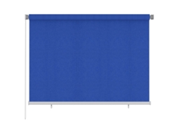 Vidaxl Estore De Rolo Para Exterior 205 (l) X 140 (a) Cm Azul Hdpe