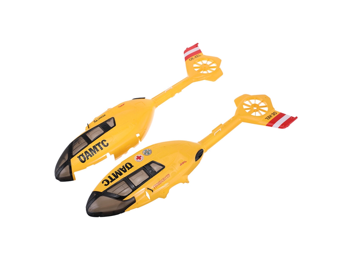 Peças de reposição para helicóptero RC YXZNRC F06 2.4G 6 canais Cabine Amarela MDUG