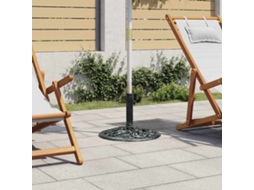 Vidaxl Base Para Guarda-sol Em Ferro Fundido 12 Kg 48 Cm