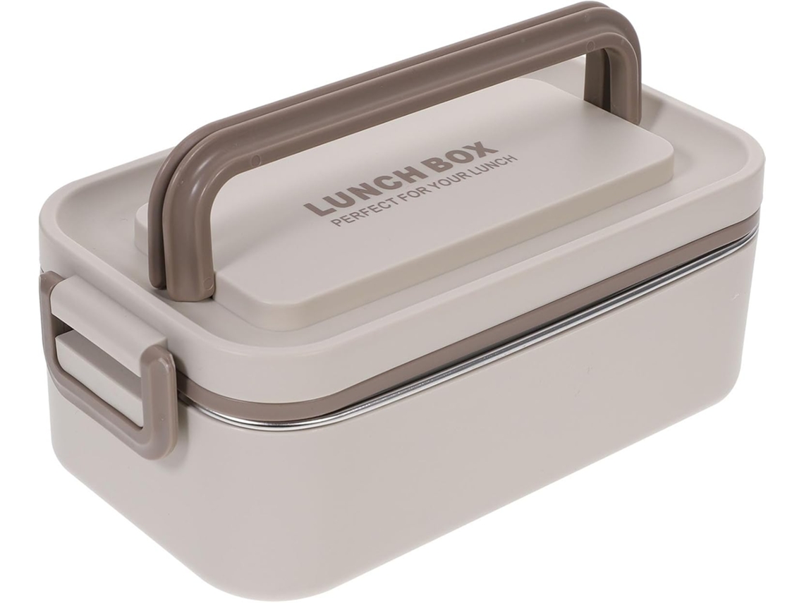 A Marmita Iplusmile Em Aço Inoxidável Com Compartimentos É Durável E Hermética, Ideal Para Viagens E Armazenamento De