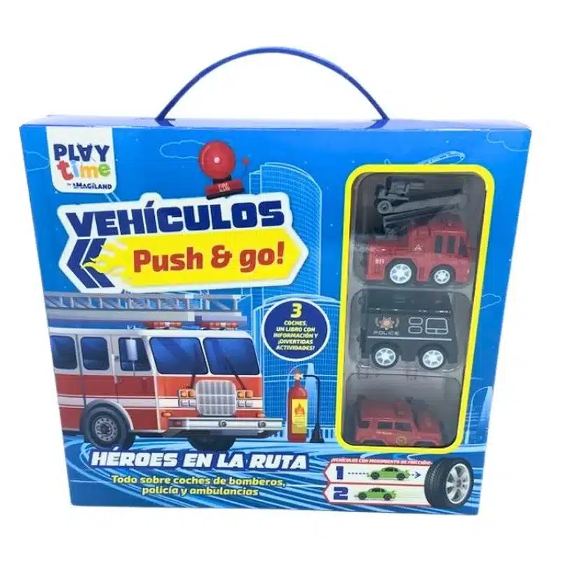 Push And Go Héroes En La Ruta Vehículos Emergencia Ptpu04 Imagiland Imagilandp24