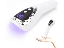 Lâmpada UV para Unhas em Gel, Lâmpada UV LED Portátil com Temporizador e Visor LCD, Secador de Esmalte de 5 W LY EBIKE (5 W)