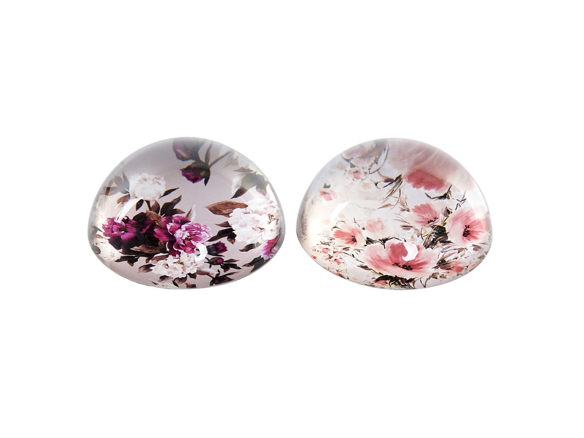 Pisa Papéis Dkd Home Decor Cristal (2 Unidades)