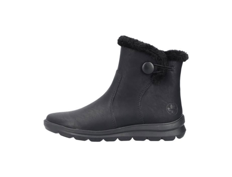 Botins De Mulher Rieker Belinga Zip Preto (40)