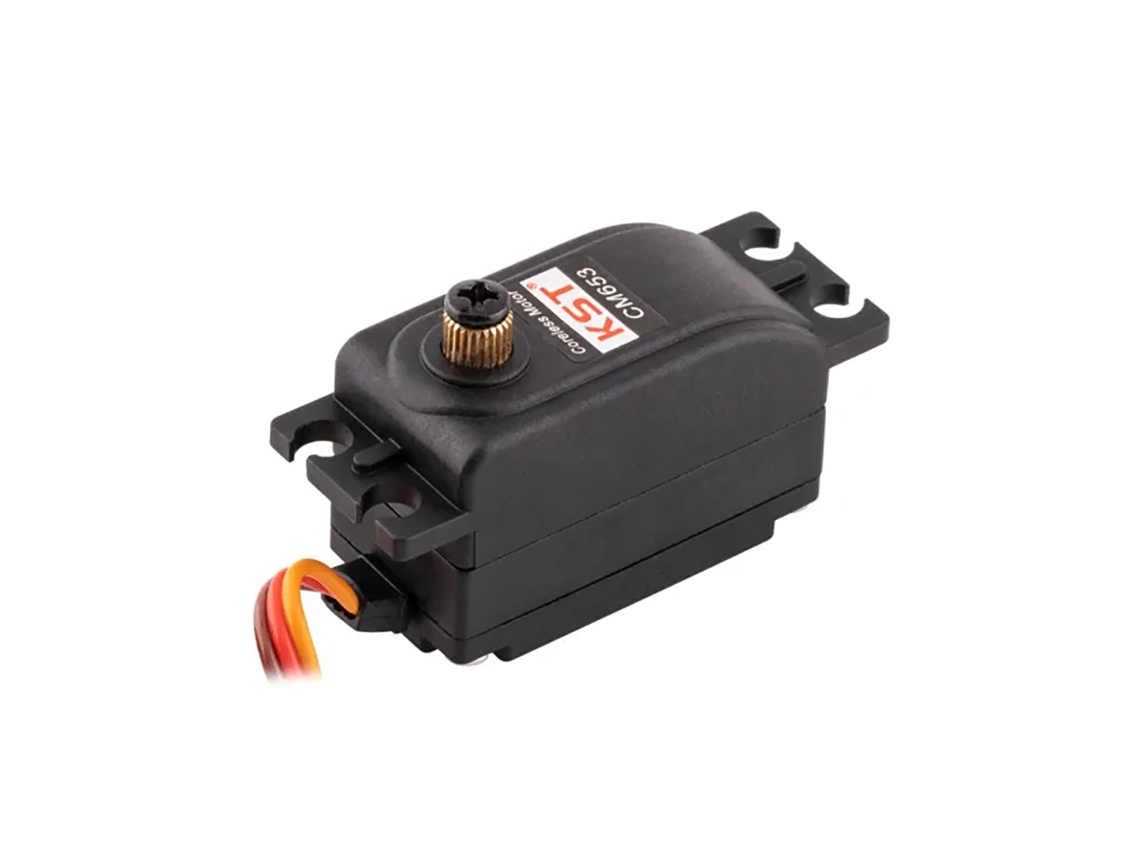 Servo Kst Cm653 de Baixo Perfil, Sem Núcleo, com Engrenagens Metálicas, Ip65 À Prova de Água, 18 Kgf.cm, 0,08 S MDUG
