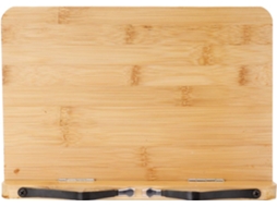 Suporte de Leitura em Bambu, Suporte para Visor Eletrônico, Suporte para Livro de Receitas BRILVIBERA