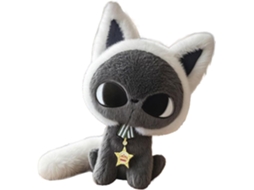 Pelúcia Gato Pequeno 25 Cm - Brinquedo Adorável