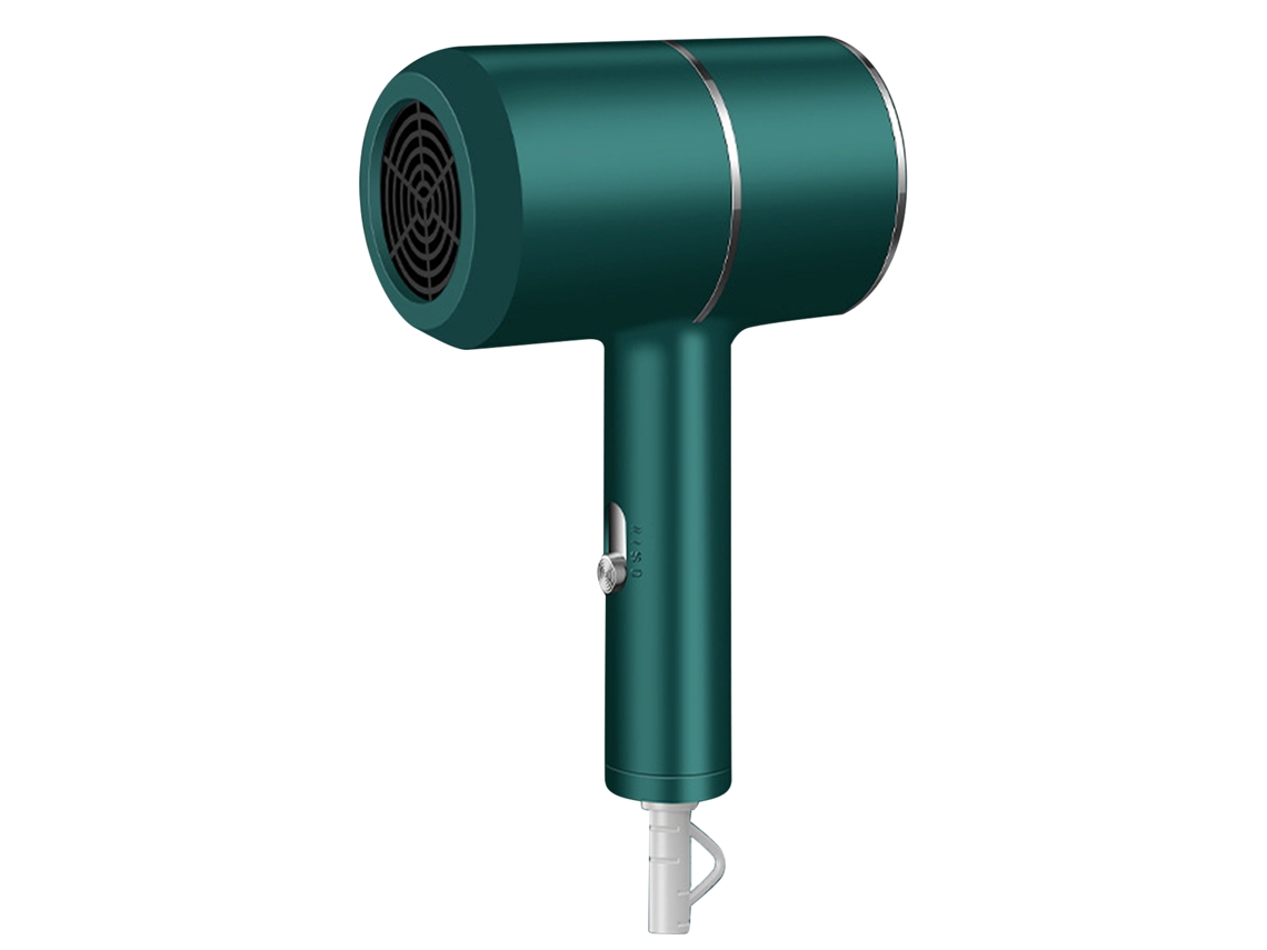 2026 secador de Cabelo Elétrico Silencioso com Ar Quente e Frio Secagem Rápida Luz Azul Lar Verde