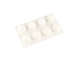 Mold de Silicone para Bolo em Forma de Ovo 8 Cavidades | S/MARCA