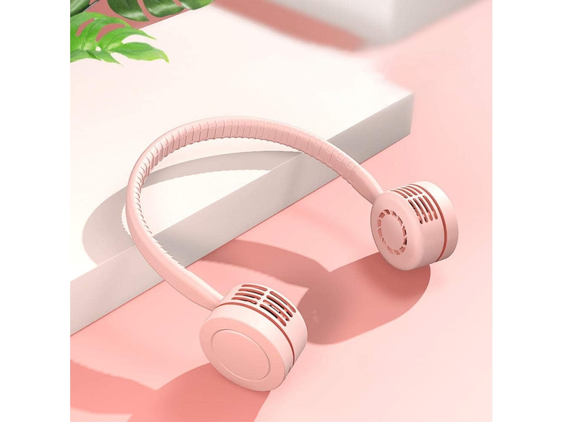 Mini ventilador de pescoço dobrável com USB, aromaterapia, esportes, relaxamento S/MARCA