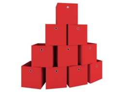 Conjunto De 10 Caixas Dobráveis Caixa Dobrável Boxas Vcm