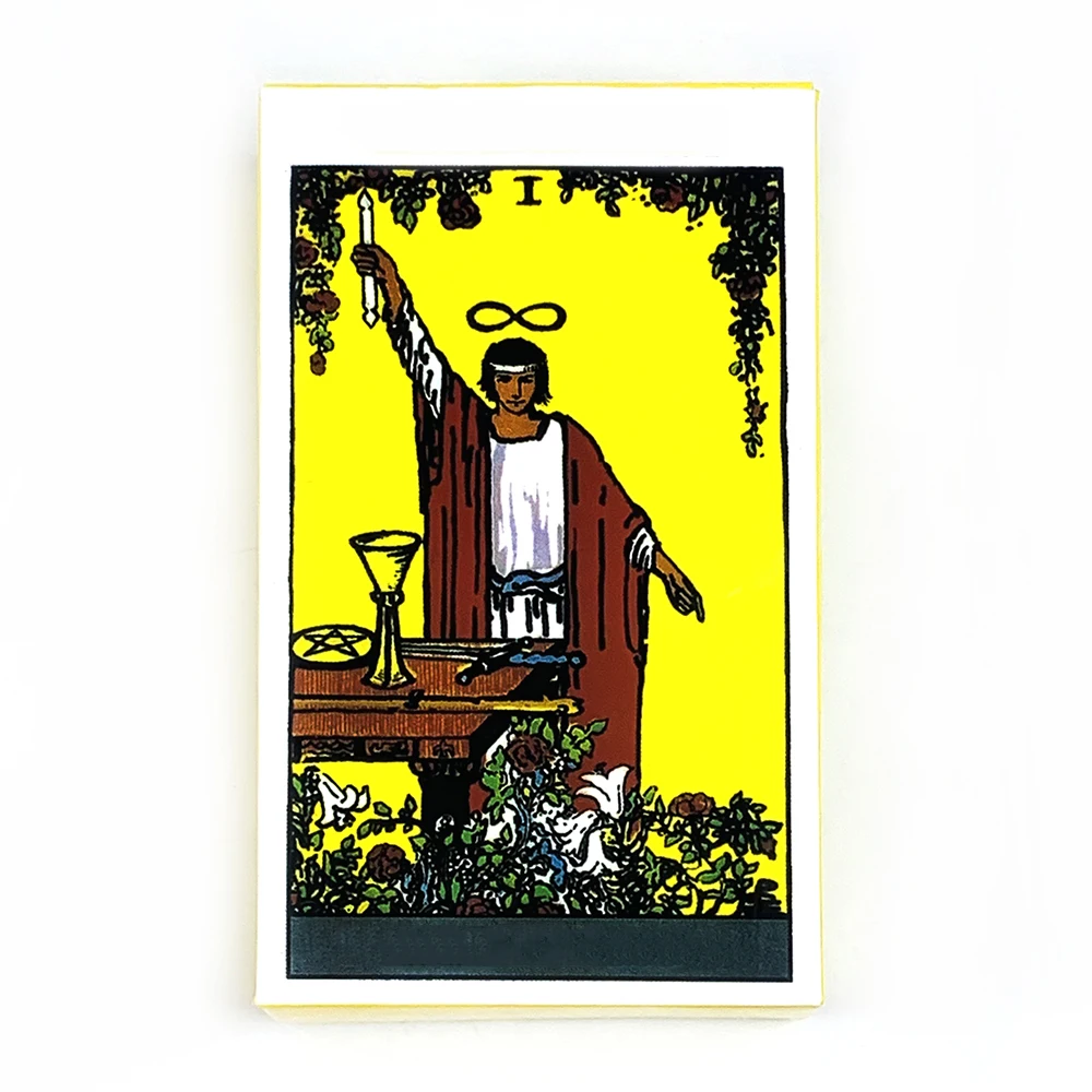 Tarot Clássico Dos Ases, Versão em Inglês com 78 Cartas, Jogo de Tabuleiro de Previsão e Adivinhação. MDUG