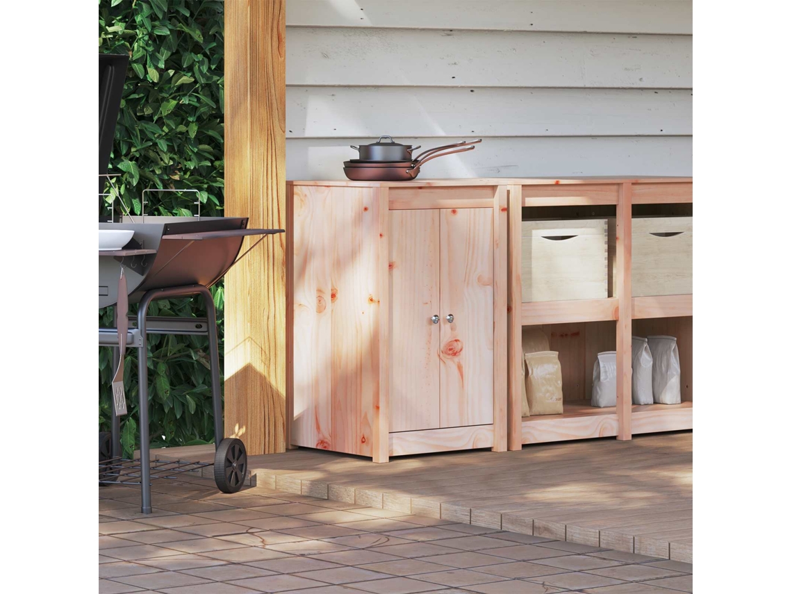 Vidaxl Armário De Cozinha Para Exterior Meppel Branco 55 X 55 X 92 Cm