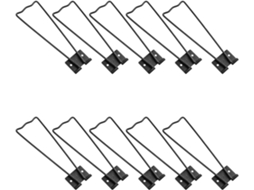 Suportes Traseiros Ferro Preto Porta Retratos 25 30 Conjunto 10 Peças Resistentes Estáveis Suporte Triangular GOKOCO