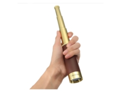 Telescópio De Pirata Vintage Monocular 25x30 Telescópio Óptico Ajustável De Liga De Alumínio À Prova Dágua Para Navegação De Viagem Yizhood (amarelo)