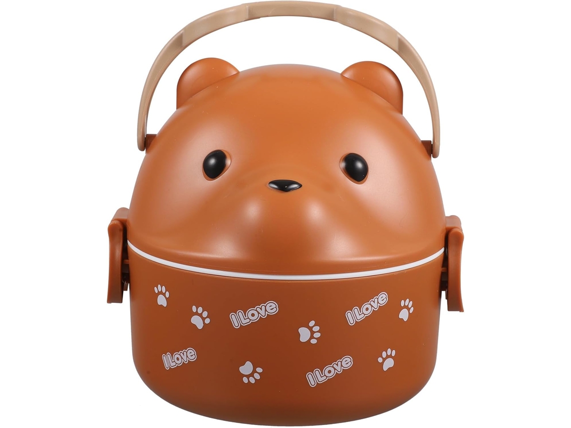 Lancheira Bento Packove Para Estudantes, Capacidade De 800ml E 200ml, Plástico Reutilizável, Prática Para Camping E