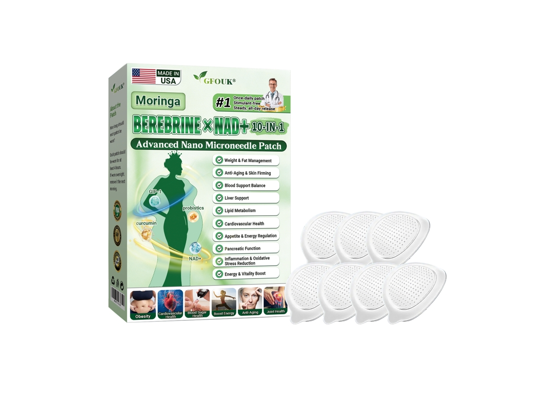 Patch Microneedle com Moringa para Efeito Rejuvenescedor na Pele LAXISCREED