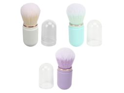 2026altiro-3pcs Cepillo De Limpieza De Polvo De Uñas Con Pelo Suave Y Mango Cómodo, Cepillo De Polvo Suelto Con Tapa Blanco Morado Verde