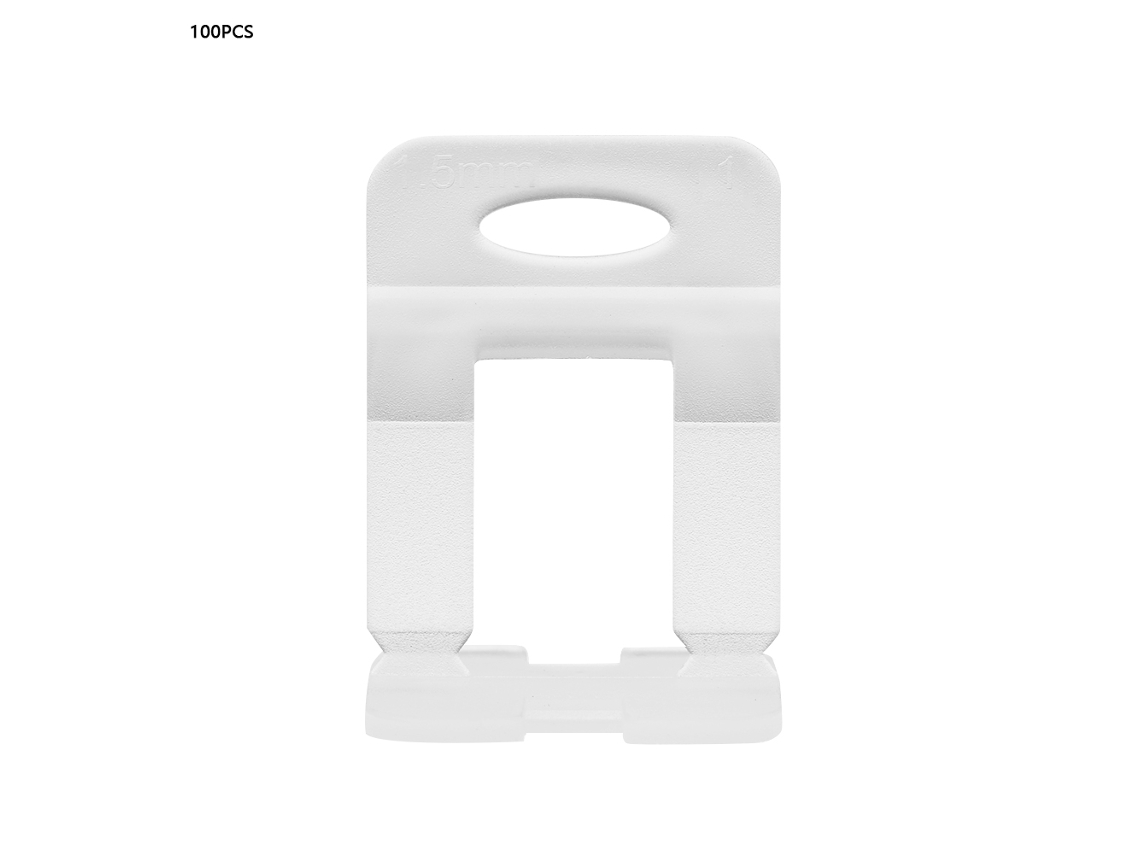 100 Piezas/conjunto Clips Niveladores De Baldosas Herramienta De Azulejo Para Sistema De Nivelación De Suelos Y Paredes (g01)