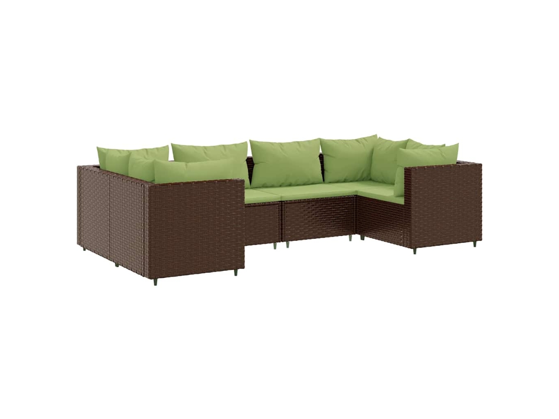 Garden Lounge Set, Garden Lounge Sets Vidaxl Marrom Rattan / Vime (n/a)